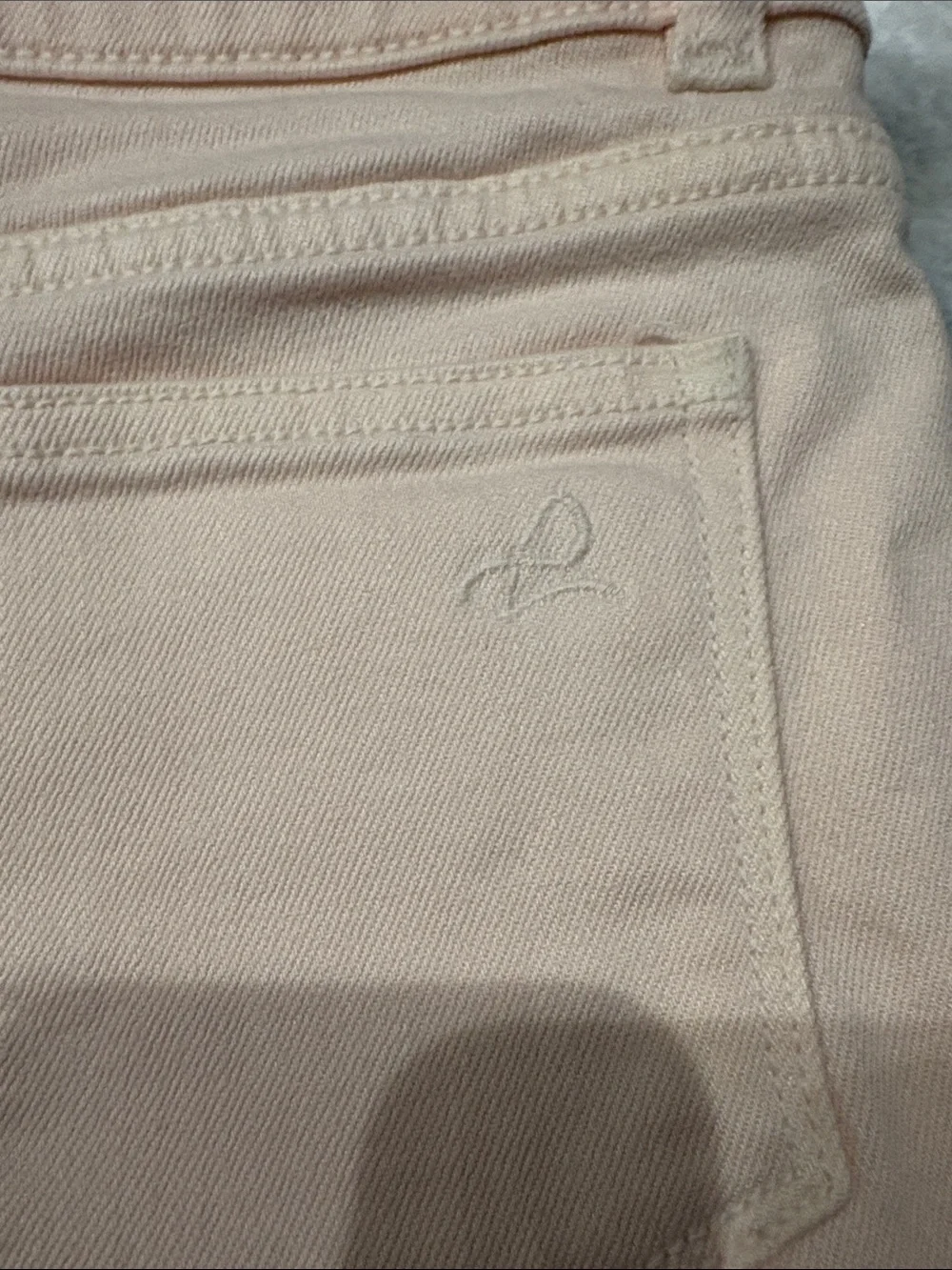 DL1961 Girls Blush Pink Distressed Denim Cutoff Shorts